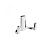 Крючок 2х рожковый KR 0330 Хром KERRON 25 кг.