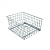 Корзина на шарик. напр. 335х475х200 Серебро Sibo 25 кг.