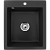 Мойка квадратная U404 Ультра-чёрный 