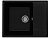 Мойка прямая Quartz Prima 605 Уголь