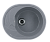 Мойка глянцевая овальная U403 Brilliant Графитовый