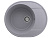 Мойка овальная Quartz Nora 585 Бетон
