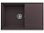 Мойка прямая Quartz Prima 780 Трюфель