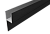 Планка ПЛИНТУС 6 "Скиф" (3) Чёрный матовый Декоплинт