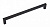 Ручка скоба QUADRA RS 043 192 Чёрный матовый