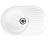 Мойка глянцевая овальная U107 Brilliant Ультра-белый